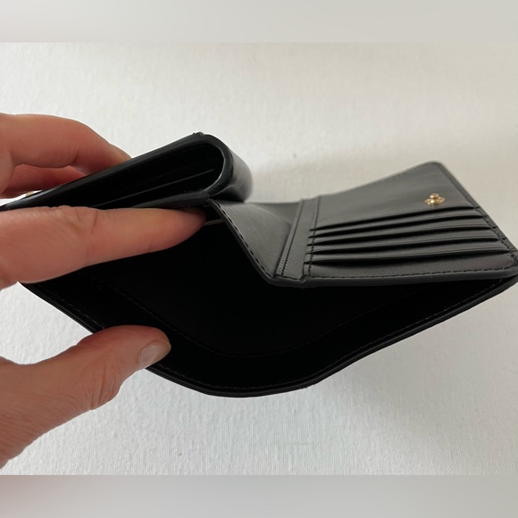 New Marc Jacobs Medium Compact Bifold Wallet Black - Picture 5 of 7